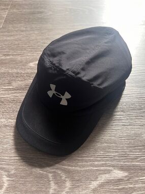 Under Armour Black Cap with White Logo